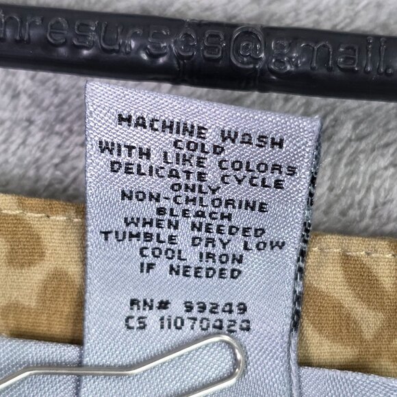 Womens Catherines Maggie Barnes Gold & Cream Floral Print Blouse 3/4 Sleeve 5X - Picture 7 of 7